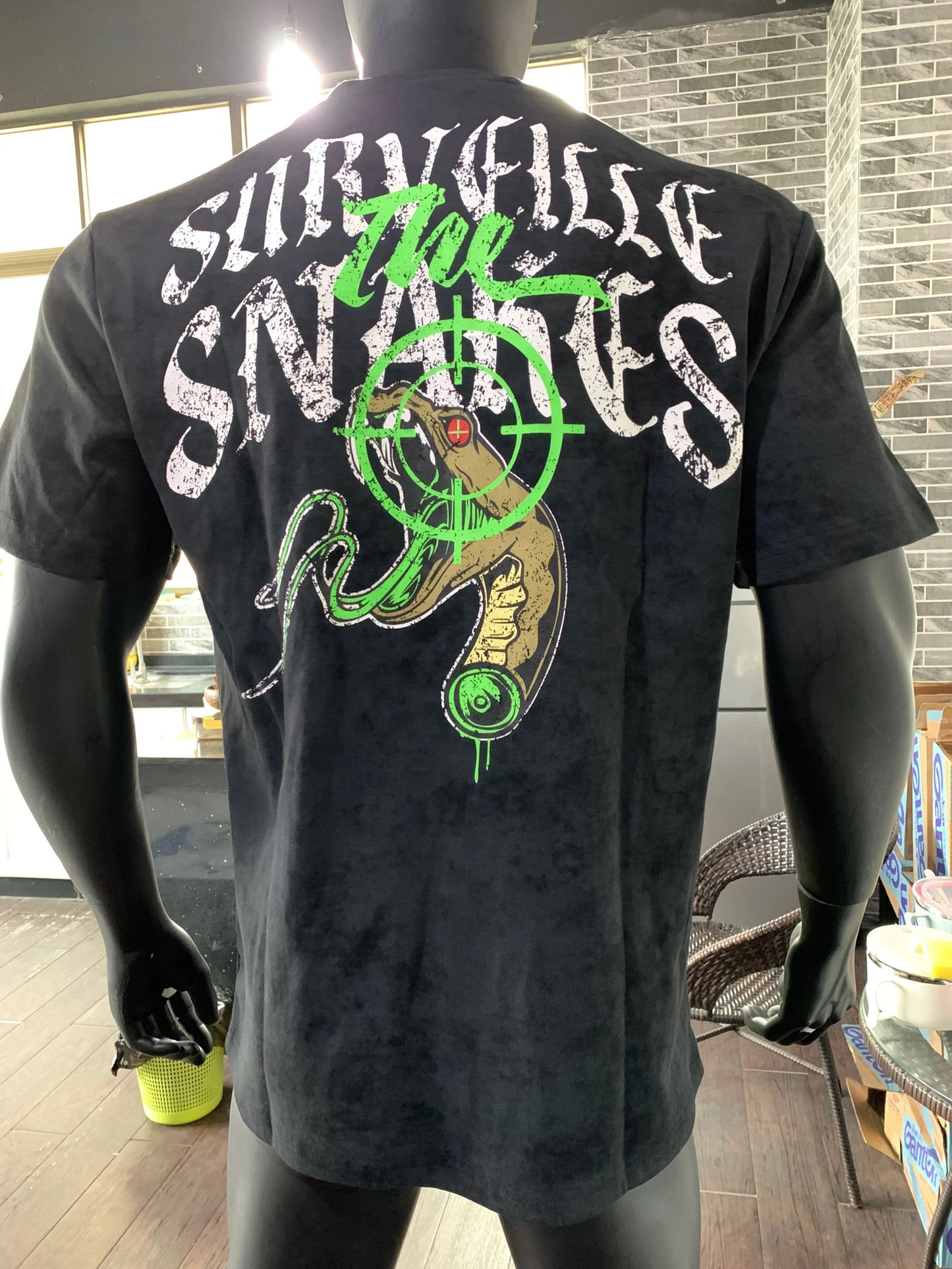 "Dead Eye" Tee (Black/Slime Green)