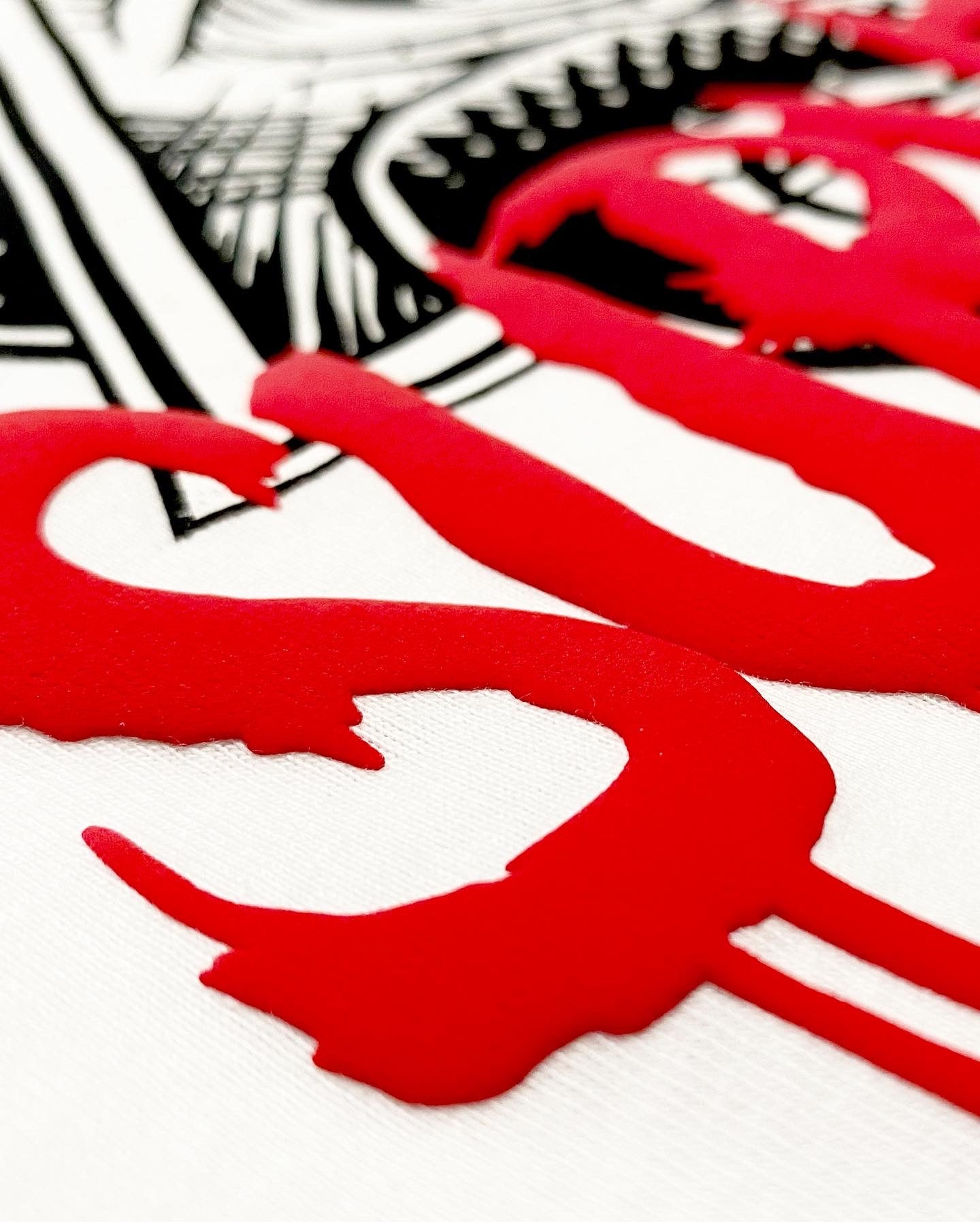 OG "SURVEILLE" Tee (White/Red)