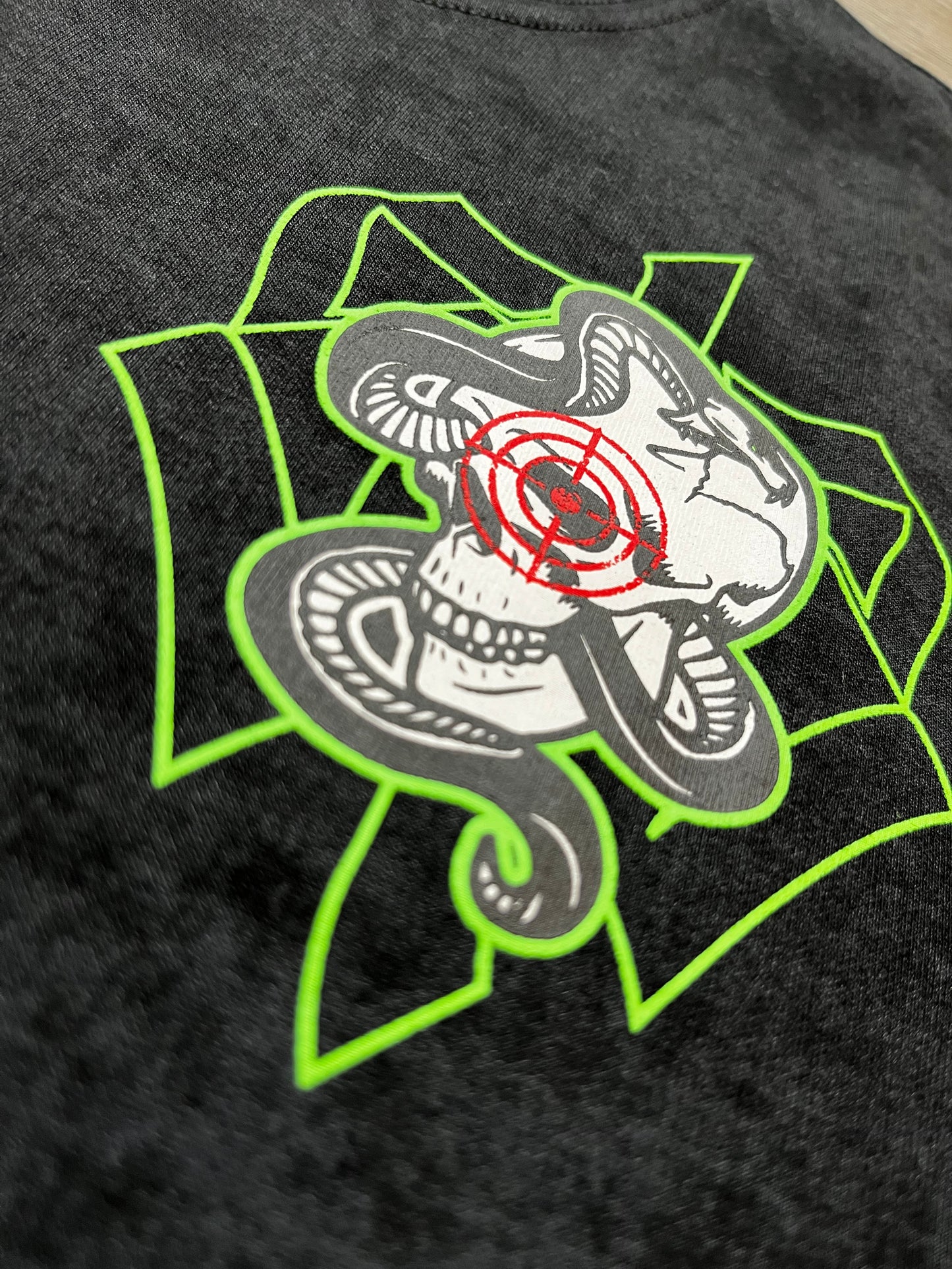 "Dead Eye" Tee (Black/Slime Green)