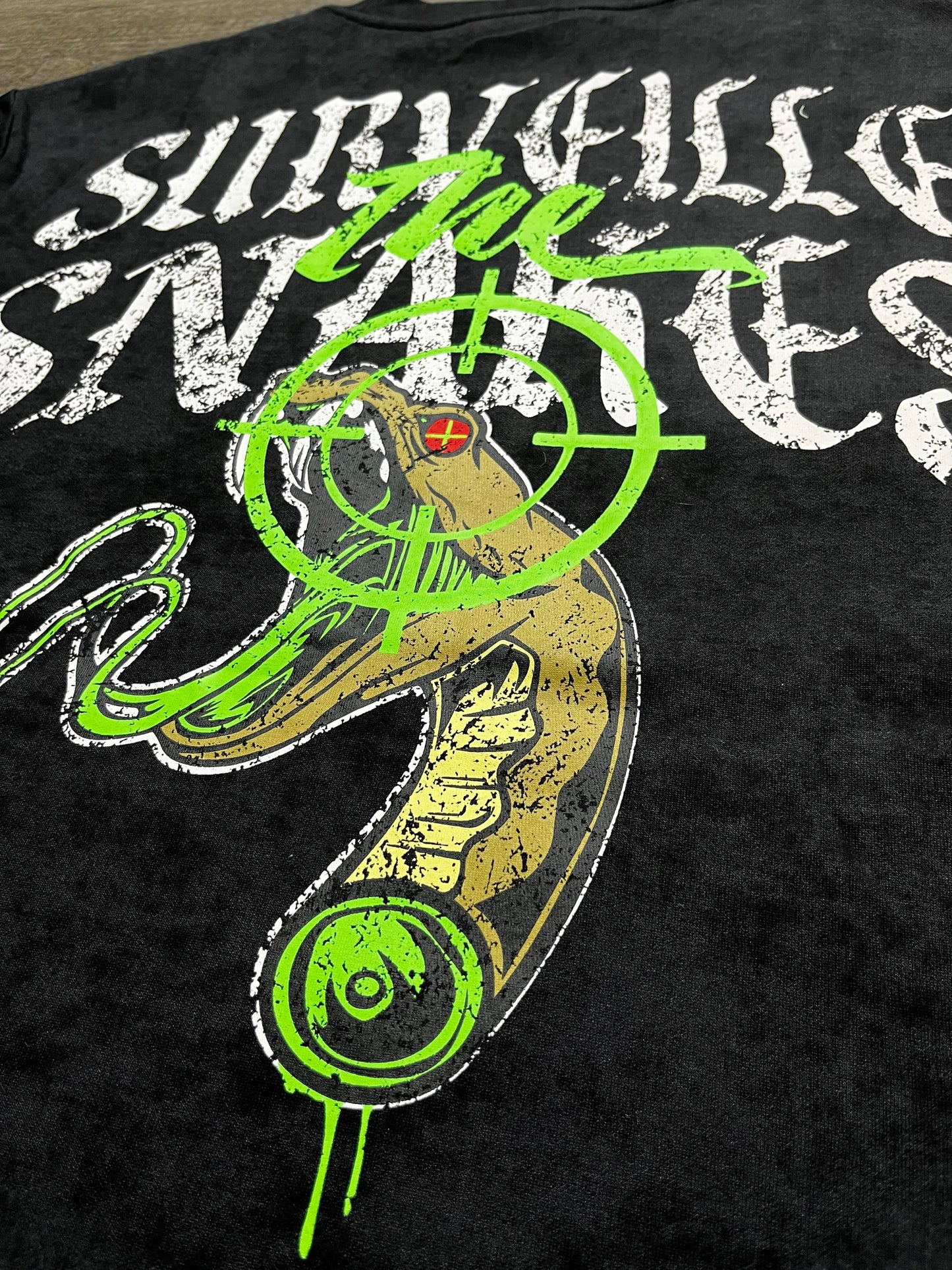 "Dead Eye" Tee (Black/Slime Green)