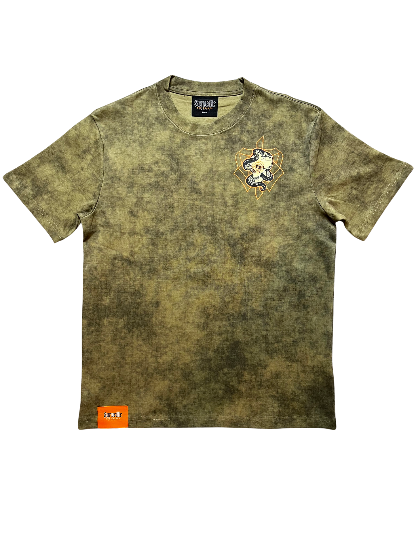 "Dead Eye" Tee (Olive Green/Orange)