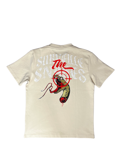 "Dead Eye" Tee (Beige/Red)