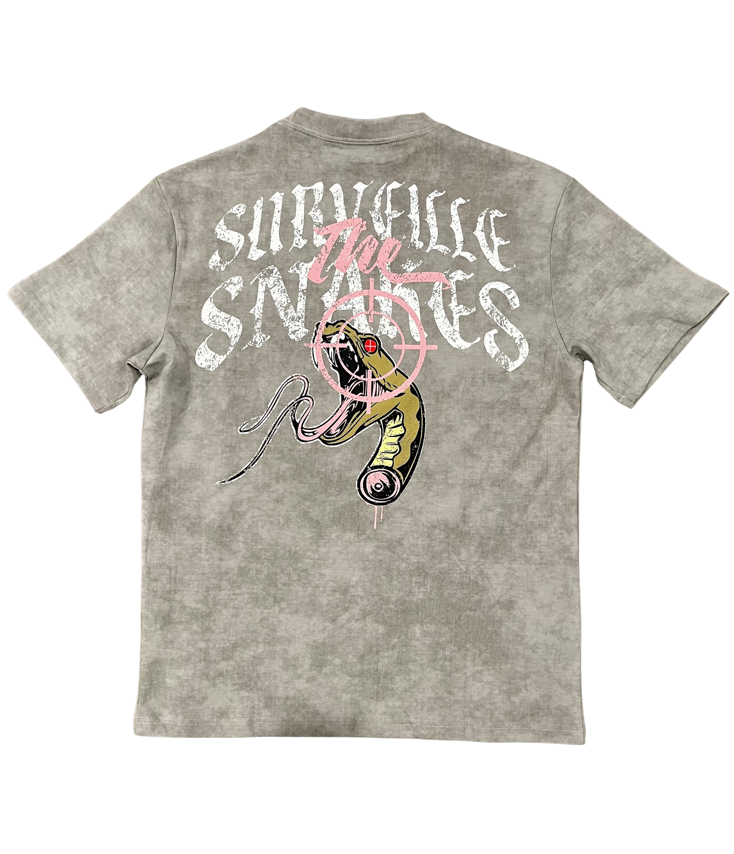 "Dead Eye" Tee (Grey/Pink)