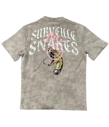 "Dead Eye" Tee (Grey/Pink)