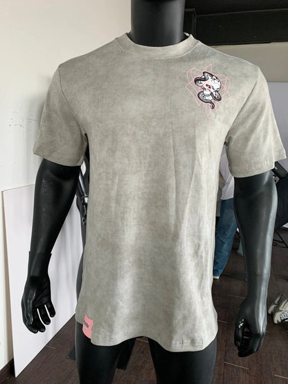 "Dead Eye" Tee (Grey/Pink)