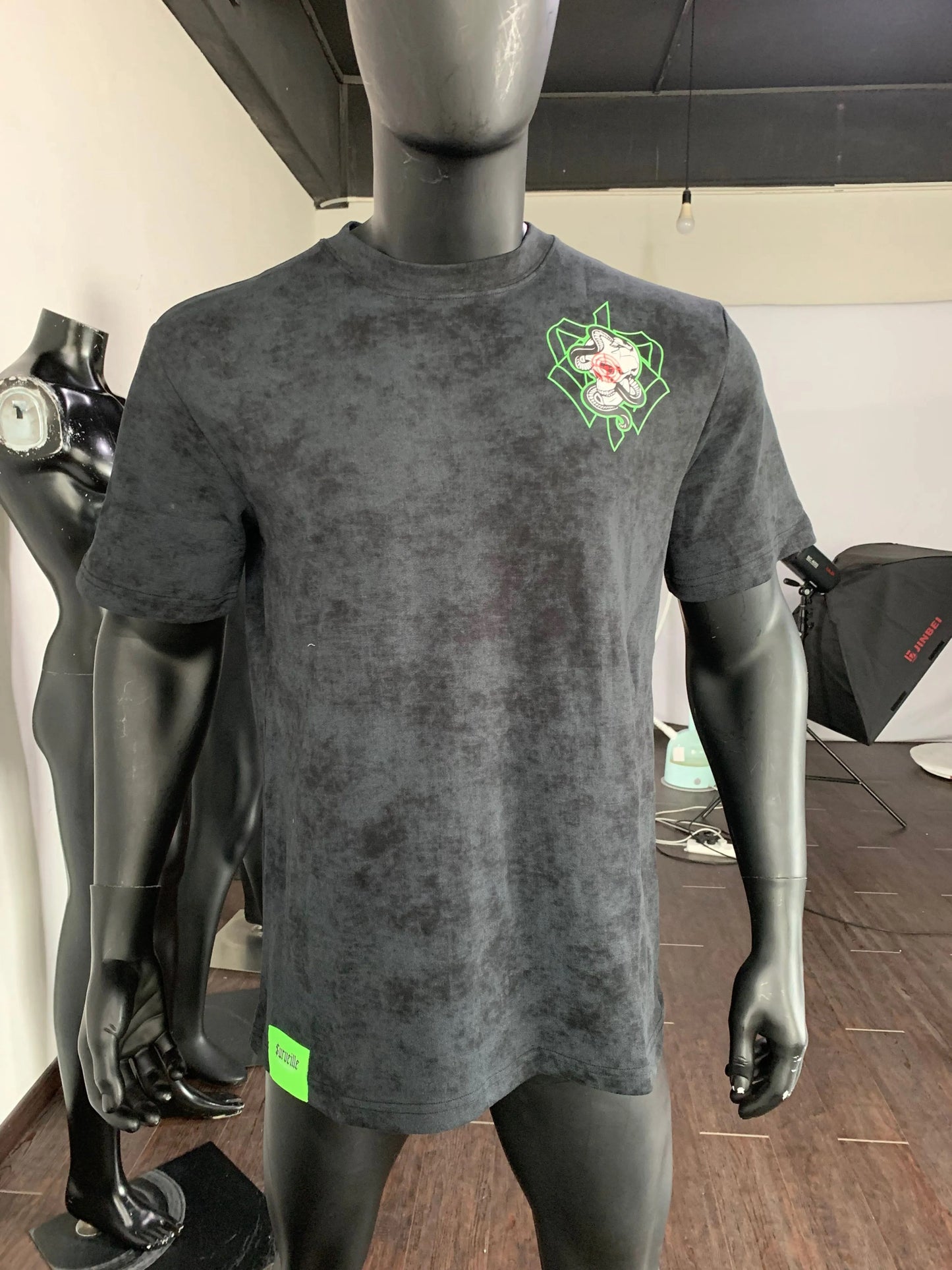 "Dead Eye" Tee (Black/Slime Green)