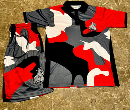 "VIPERS CAMO" Polo/Short Set