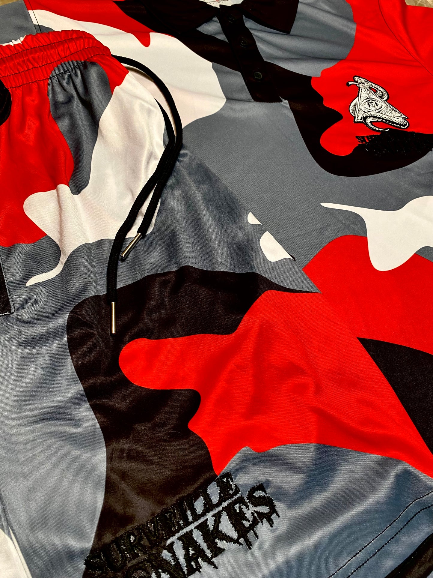 "VIPERS CAMO" Polo/Short Set